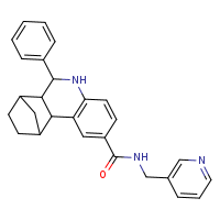 10-phenyl-N-[(pyridin-3-yl)methyl]-9-azatetracyclo[10.2.1.0²,¹¹.0³,?]pentadeca-3(8),4,6-triene-5-carboxamide