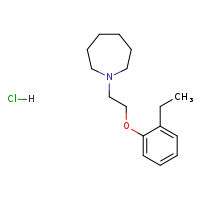 1-[2-(2-ethylphenoxy)ethyl]azepane hydrochloride