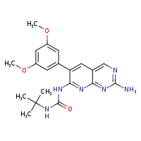 1-[2-amino-6-(3,5-dimethoxyphenyl)pyrido[2,3-d]pyrimidin-7-yl]-3-tert-butylurea