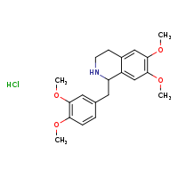 1-[(3,4-dimethoxyphenyl)methyl]-6,7-dimethoxy-1,2,3,4-tetrahydroisoquinoline hydrochloride