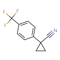 1-[4-(trifluoromethyl)phenyl]cyclopropane-1-carbonitrile