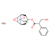 (1R,2R,4S,5S)-7-{[(2S)-3-hydroxy-2-phenylpropanoyl]oxy}-9-methyl-3-oxa-9-azatricyclo[3.3.1.0²,?]nonan-9-ium-9-olate hydrobromide