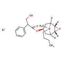 (1R,2R,4S,5S,7R,9S)-9-butyl-7-[(3-hydroxy-2-phenylpropanoyl)oxy]-9-methyl-3-oxa-9-azatricyclo[3.3.1.0²,?]nonan-9-ium bromide