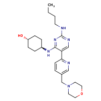 (1r,4r)-4-{[2-(butylamino)-5-[5-(morpholin-4-ylmethyl)pyridin-2-yl]pyrimidin-4-yl]amino}cyclohexan-1-ol