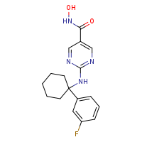 2-{[1-(3-fluorophenyl)cyclohexyl]amino}-N-hydroxypyrimidine-5-carboxamide