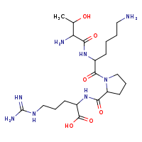 2-({1-[6-amino-2-(2-amino-3-hydroxybutanamido)hexanoyl]pyrrolidin-2-yl}formamido)-5-carbamimidamidopentanoic acid