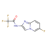 2,2,2-trifluoro-N-{6-fluoroimidazo[1,2-a]pyridin-2-yl}acetamide