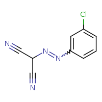 2-[2-(3-chlorophenyl)diazen-1-yl]propanedinitrile