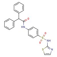 2,2-diphenyl-N-{4-[(1,3-thiazol-2-yl)sulfamoyl]phenyl}acetamide