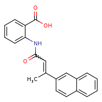 2-[(2E)-3-(naphthalen-2-yl)but-2-enamido]benzoic acid