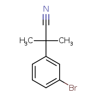 2-(3-bromophenyl)-2-methylpropanenitrile