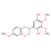 2,3-dimethoxy-5-[(3R)-7-methoxy-3,4-dihydro-2H-1-benzopyran-3-yl]benzene-1,4-diol