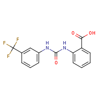2-({[3-(trifluoromethyl)phenyl]carbamoyl}amino)benzoic acid