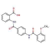 2-[4-(2-methoxybenzamido)benzamido]benzoic acid