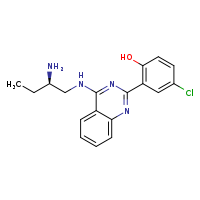 2-(4-{[(2R)-2-aminobutyl]amino}quinazolin-2-yl)-4-chlorophenol