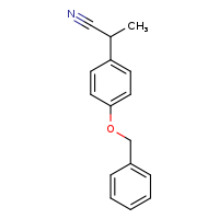 2-[4-(benzyloxy)phenyl]propanenitrile