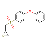 2-[(4-phenoxybenzenesulfonyl)methyl]thiirane