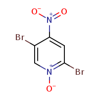 2,5-dibromo-4-nitropyridin-1-ium-1-olate
