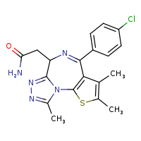 2-[7-(4-chlorophenyl)-4,5,13-trimethyl-3-thia-1,8,11,12-tetraazatricyclo[8.3.0.0²,?]trideca-2(6),4,7,10,12-pentaen-9-yl]acetamide