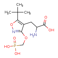 2-amino-3-[5-tert-butyl-3-(phosphonomethoxy)-1,2-oxazol-4-yl]propanoic acid