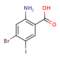 2-amino-4-bromo-5-iodobenzoic acid