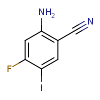 2-amino-4-fluoro-5-iodobenzonitrile