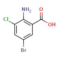 2-amino-5-bromo-3-chlorobenzoic acid