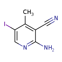 2-amino-5-iodo-4-methylpyridine-3-carbonitrile