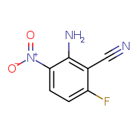 2-amino-6-fluoro-3-nitrobenzonitrile