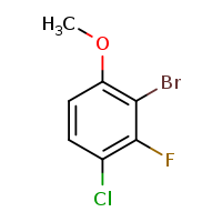 2-bromo-4-chloro-3-fluoro-1-methoxybenzene