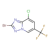 2-bromo-8-chloro-6-(trifluoromethyl)-[1,2,4]triazolo[1,5-a]pyridine