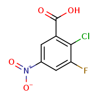 2-chloro-3-fluoro-5-nitrobenzoic acid