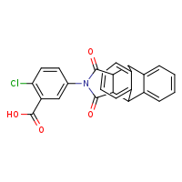2-chloro-5-{16,18-dioxo-17-azapentacyclo[6.6.5.0²,?.0?,¹?.0¹?,¹?]nonadeca-2,4,6,9,11,13-hexaen-17-yl}benzoic acid