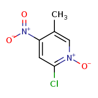 2-chloro-5-methyl-4-nitropyridin-1-ium-1-olate