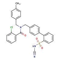 2-chloro-N-{[2'-(cyanosulfamoyl)-[1,1'-biphenyl]-4-yl]methyl}-N-[(4-methylphenyl)methyl]benzamide