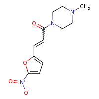 (2E)-1-(4-methylpiperazin-1-yl)-3-(5-nitrofuran-2-yl)prop-2-en-1-one