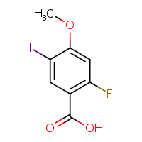 2-fluoro-5-iodo-4-methoxybenzoic acid