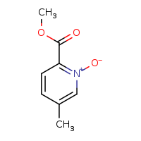 2-(methoxycarbonyl)-5-methylpyridin-1-ium-1-olate