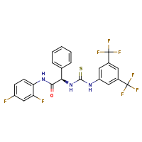 (2R)-2-({[3,5-bis(trifluoromethyl)phenyl]carbamothioyl}amino)-N-(2,4-difluorophenyl)-2-phenylacetamide