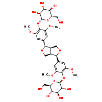 (2R,3S,4R,5R,6S)-2-{4-[(1S,3aR,4R,6aR)-4-(3,5-dimethoxy-4-{[(2S,3R,4S,5S,6R)-3,4,5-trihydroxy-6-(hydroxymethyl)oxan-2-yl]oxy}phenyl)-hexahydrofuro[3,4-c]furan-1-yl]-2,6-dimethoxyphenoxy}-6-(hydroxymethyl)oxane-3,4,5-triol