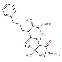 (2R)-N-[(1S)-2,2-dimethyl-1-(methylcarbamoyl)propyl]-2-[(1S)-1-(N-hydroxyformamido)ethyl]-5-phenylpentanamide