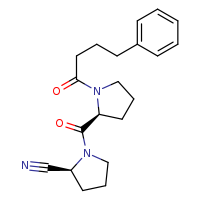 (2S)-1-[(2S)-1-(4-phenylbutanoyl)pyrrolidine-2-carbonyl]pyrrolidine-2-carbonitrile