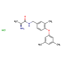 (2S)-2-amino-N-{[4-(3,5-dimethylphenoxy)-3-methylphenyl]methyl}propanamide hydrochloride