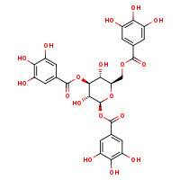 (2S,3R,4S,5R,6R)-3,5-dihydroxy-2-(3,4,5-trihydroxybenzoyloxy)-6-[(3,4,5-trihydroxybenzoyloxy)methyl]oxan-4-yl 3,4,5-trihydroxybenzoate
