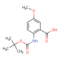 2-[(tert-butoxycarbonyl)amino]-5-methoxybenzoic acid