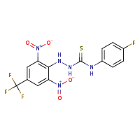 3-{[2,6-dinitro-4-(trifluoromethyl)phenyl]amino}-1-(4-fluorophenyl)thiourea