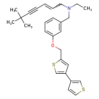 [(3-{[3,3'-bithiophen]-5-ylmethoxy}phenyl)methyl](6,6-dimethylhept-2-en-4-yn-1-yl)ethylamine