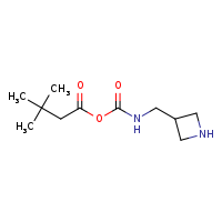 3,3-dimethylbutanoyl N-(azetidin-3-ylmethyl)carbamate