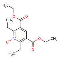 3,5-bis(ethoxycarbonyl)-2,6-diethylpyridin-1-ium-1-olate