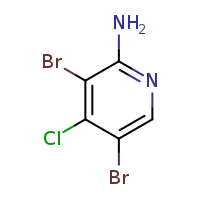 3,5-dibromo-4-chloropyridin-2-amine